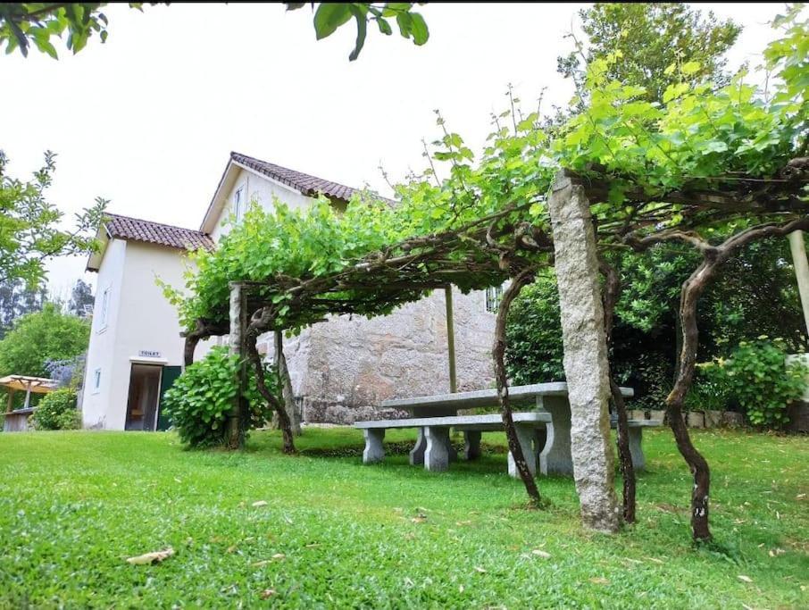 A Vina De Lina. Turismo Rural Con Piscina Y Finca. Villa Pontevedra Bagian luar foto