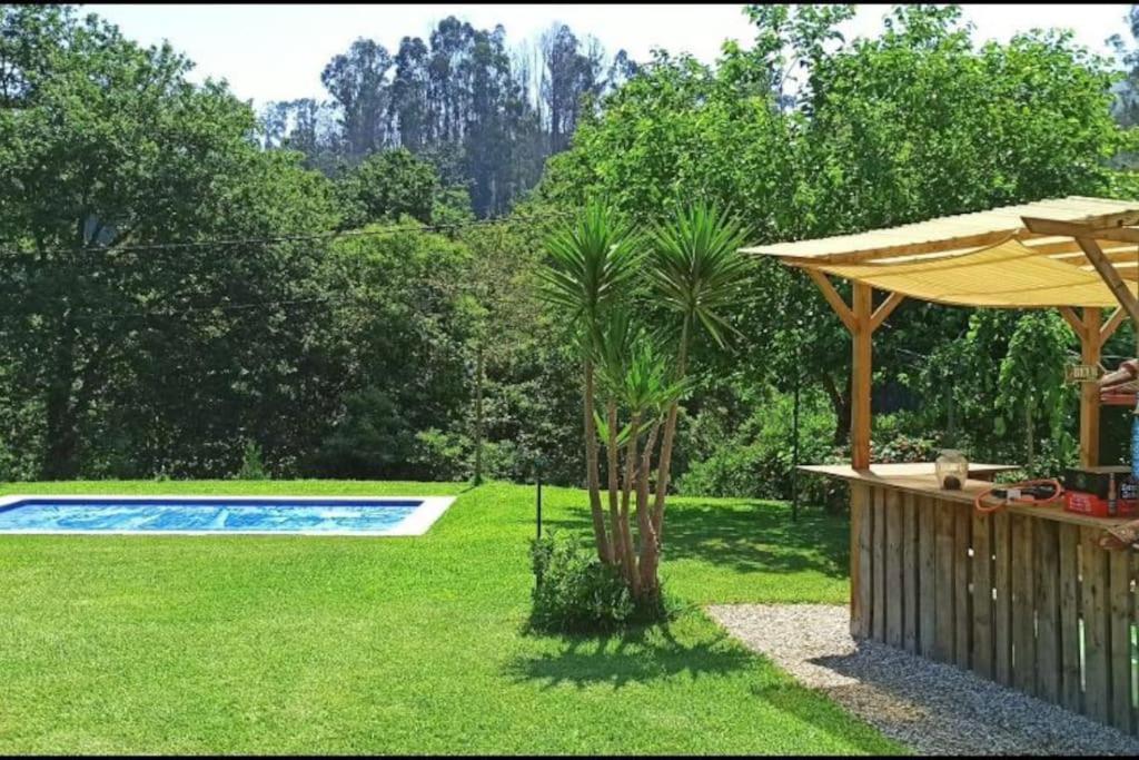 A Vina De Lina. Turismo Rural Con Piscina Y Finca. Villa Pontevedra Bagian luar foto